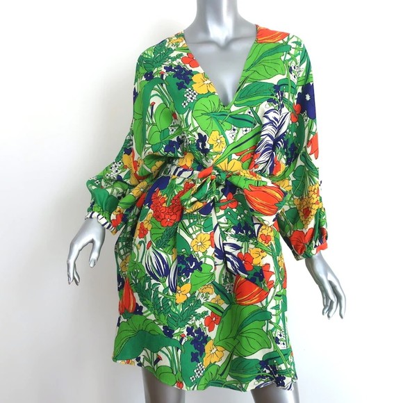 Roseanna Dresses & Skirts - Roseanna Villa Dress Botannique Floral Print Hammered Satin Size 40 NEW